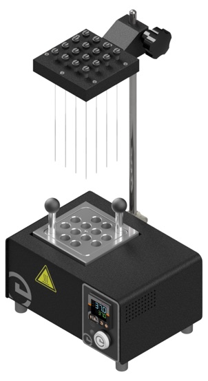 Der Minitherm Metallblockthermostat ist die preisgünstige Alternative. (Evaporator Thermobil Mini)